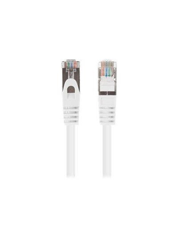 Lanberg patch cable - 25 cm - white (RAL 9010) - Valkoinen