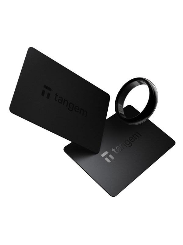 Tangem Crypto Hardware Ring - size 13 + set of 2 Cards