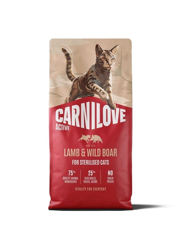 Carnilove Active Cat Lammas&Villisika Sterilised - kuiva kissanruoka - 6kg