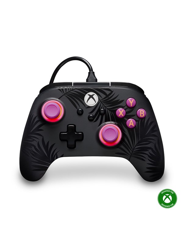 PowerA Langallinen Advantage Plus -ohjain Xbox Series X|S:lle - Palmut kuutamolla