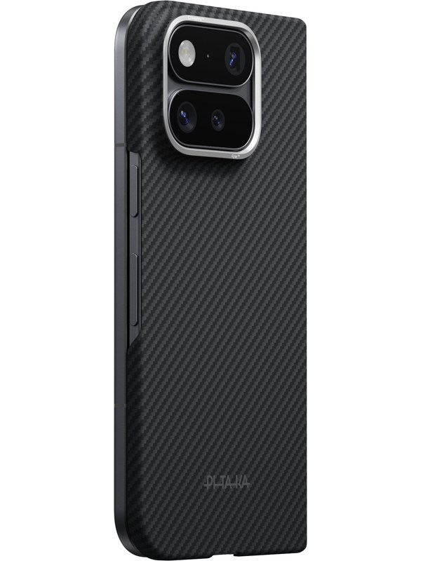 PITAKA Edge Case - Back Cover - Black/Grey Twill - Google Pixel 11 Pro Fold