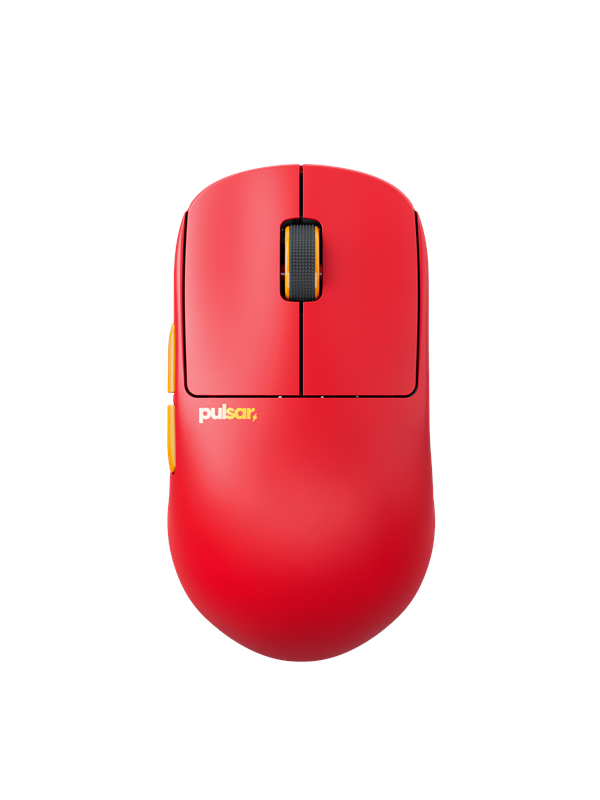 Pulsar X2H CrazyLight Mini Wireless (Volcano) - Pelihiiri - Optinen - 5 painiketta - Punainen