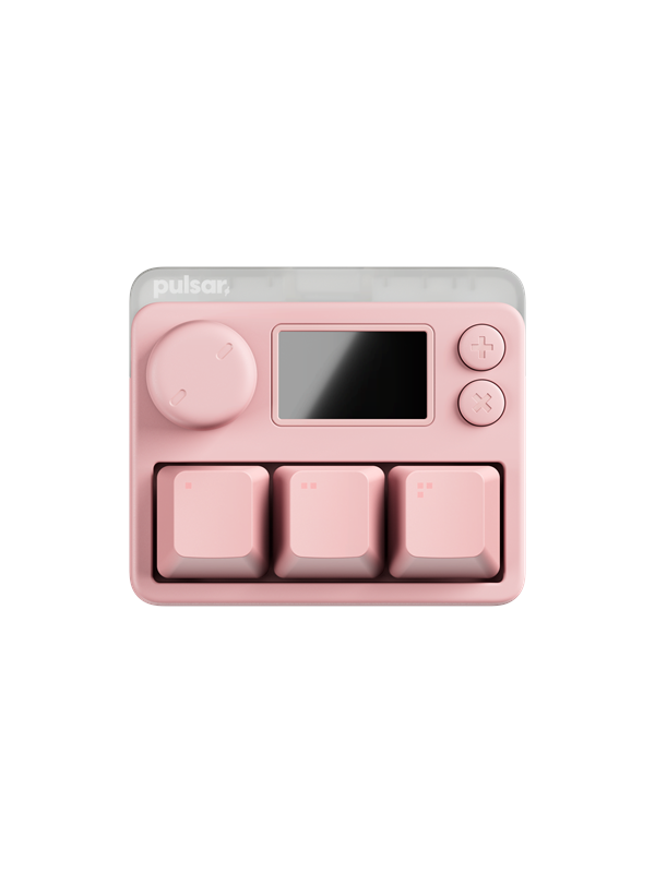 Pulsar [LAB] XPAD Mini - Pink - Pelinäppäimistö - ilman numpadia - Universal - Vaaleanpunainen