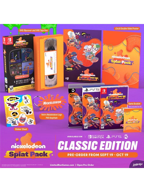 Nickelodeon Splat Pack - Classic Edition - Nintendo Switch - Toiminta
