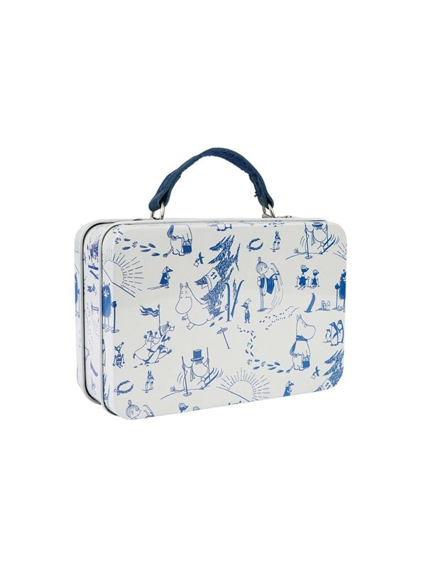 MOOMIN - Small Tin Suitcase - Blue
