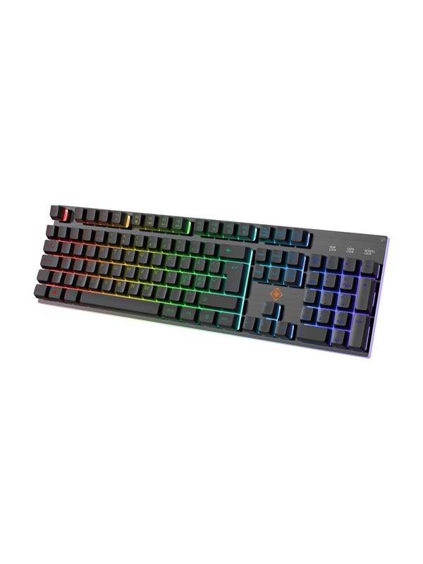 Deltaco GAMING DK260 - Pelinäppäimistö - Pohjoismainen - Musta