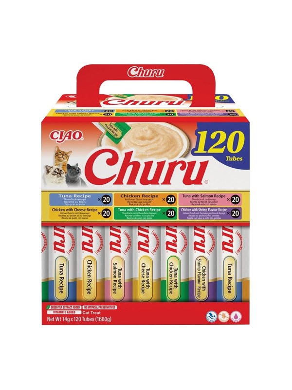 INABA Churu Tuna and chicken mix - kissan herkut - 120x14g