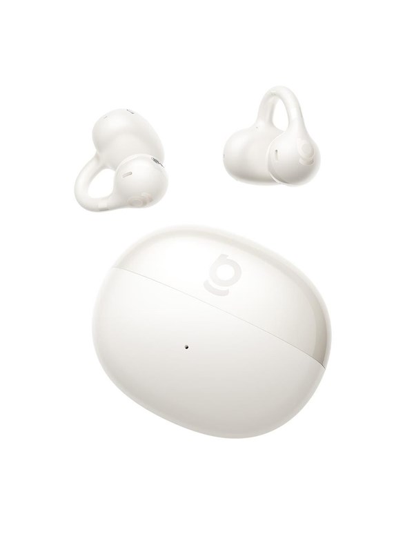 Baseus OWS Bass BC1 Earphones with Clip - White