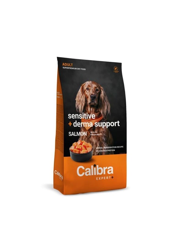 Calibra Dog EXPERT+ Adult Herkkä & Ihon tuki 12 kg.