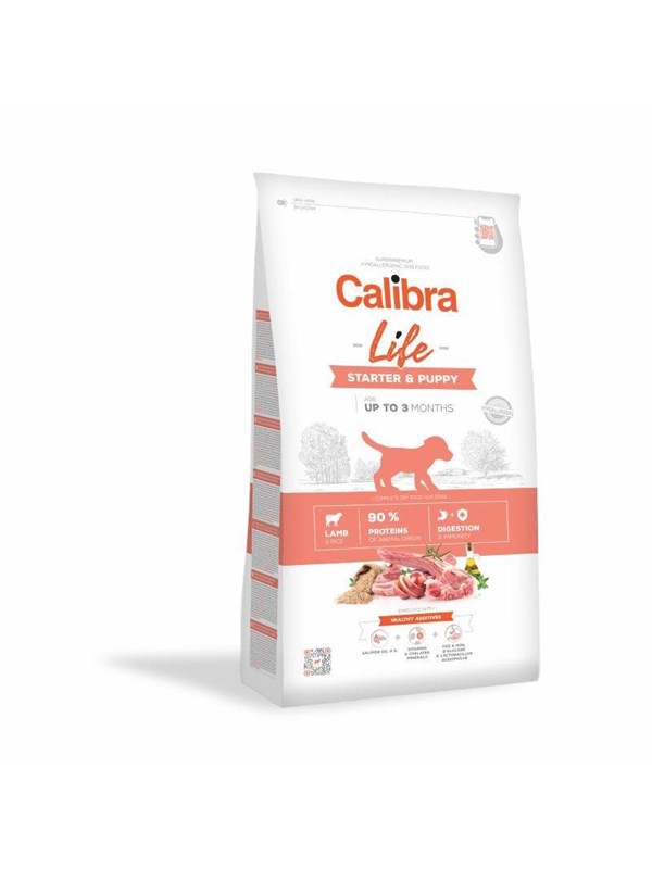 Calibra Dog Life Starter & Puppy Lamb 12 kg