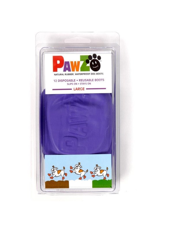 PawZ Pawz koirankengät, L, 10,2 cm, lila, 12 kpl
