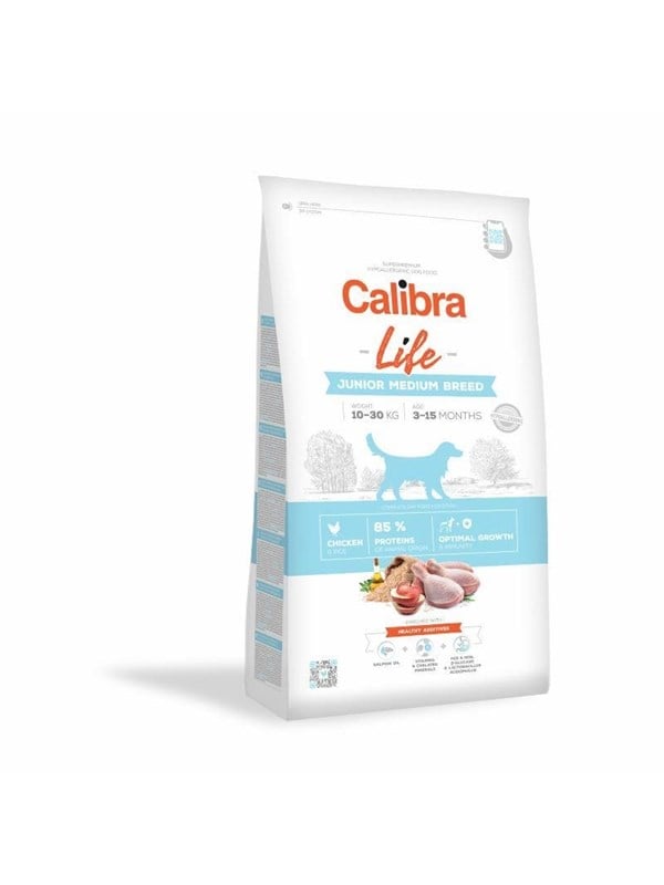 Calibra Dog Life Junior Medium Breed Chicken 2,5