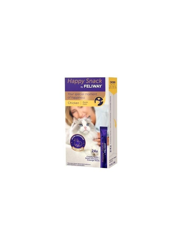 Feliway Happy Snack, kana, 1 rasia á 24 tikkua