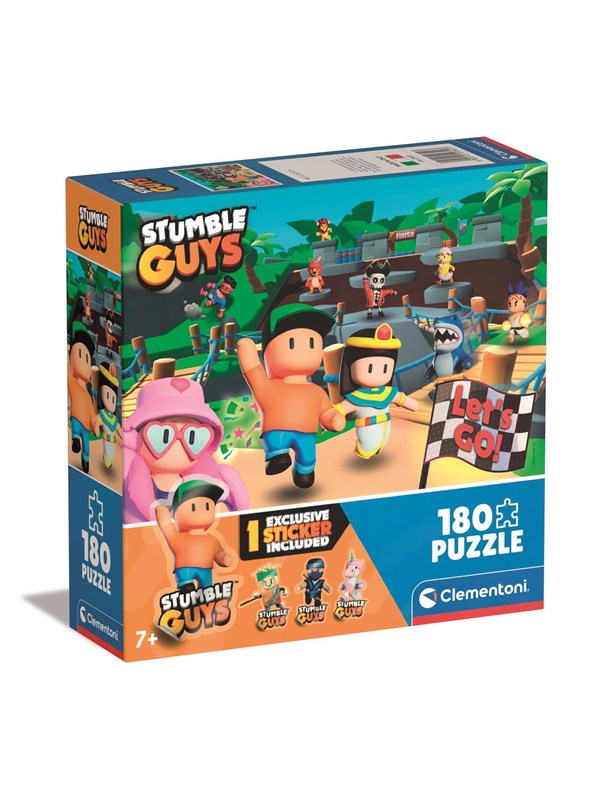 Clementoni Square Box - Stumble Guys -palapeli, 180 palaa 2D Palapelit