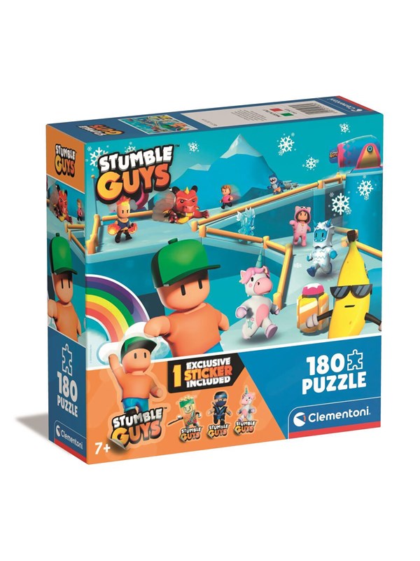 Clementoni Square Box - Stumble Guys -palapeli, 180 palaa 2D Palapelit