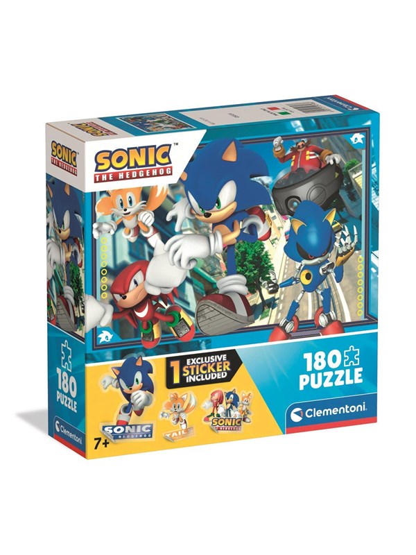 Clementoni Palapeli Square Box - Sonic 3, 180-palainen 2D Palapelit