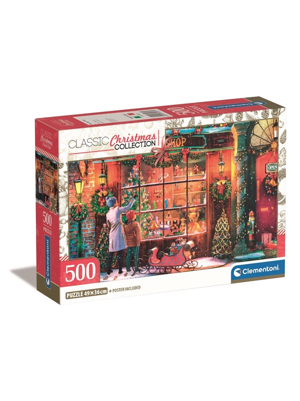 Clementoni Puzzle HQC Old Toy Shop Xmas 500 pieces Lattia