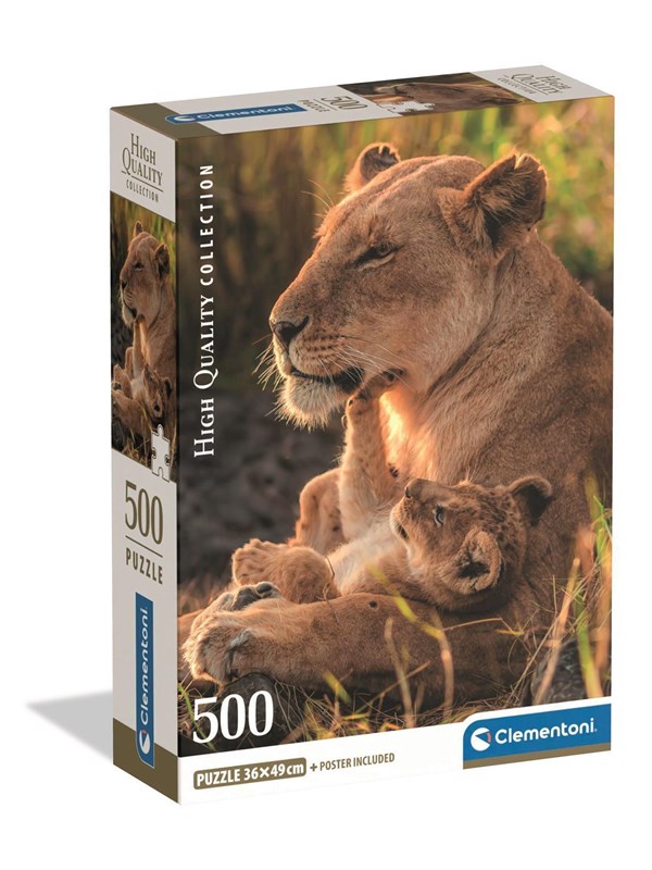 Clementoni Palapeli HQC Feline Love 2026 - Compact, 500 palaa 2D Palapelit