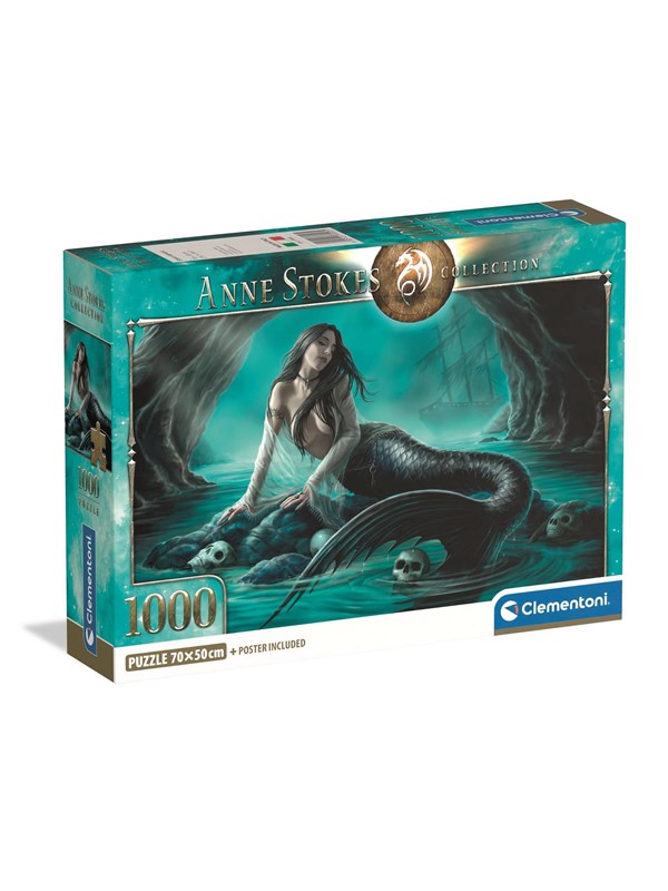 Clementoni Palapeli Anne Stokes - Siren's Lament Co, 1000-palainen 2D Palapelit
