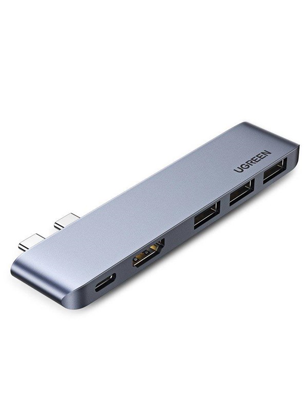 UGREEN 60559 Docking station for MacBook Pro & Air - 2x USB-C / 3x USB-A + HDMI - Grey