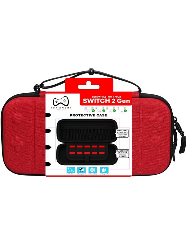 Deep Explorer Protective Case Red - Bag - Nintendo Switch 2