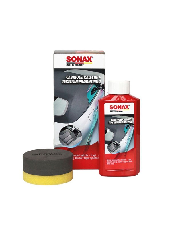 SONAX Avoauton kattokankaan + tekstiilin kyllästysaine 250ml