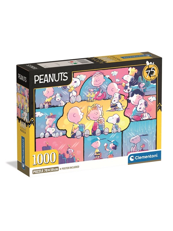 Clementoni HQC Peanuts - 2 -palapeli, 1000-palainen 2D Palapelit