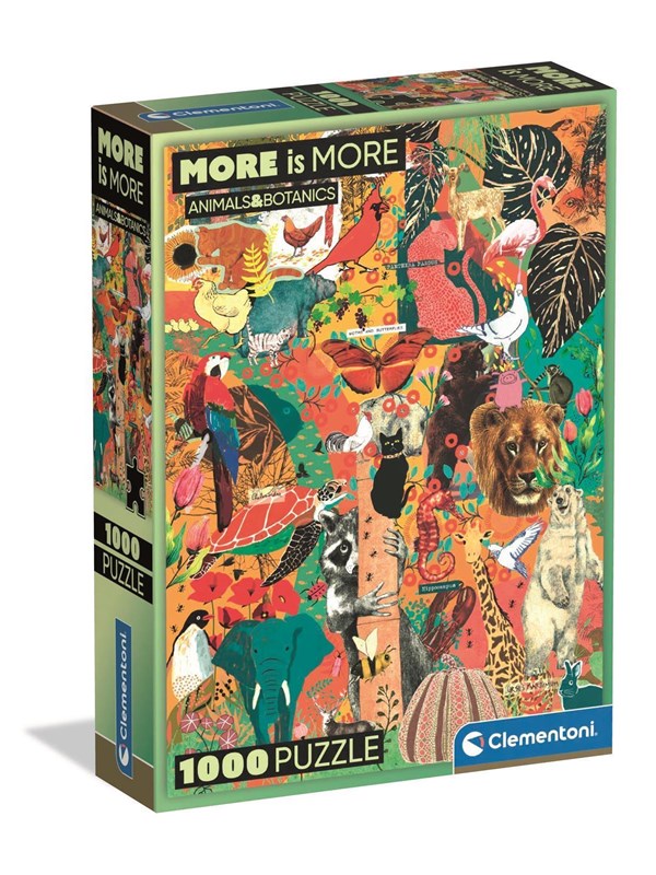 Clementoni More Is More - Animal&Botanics -palapeli, 1000-palainen 2D Palapelit