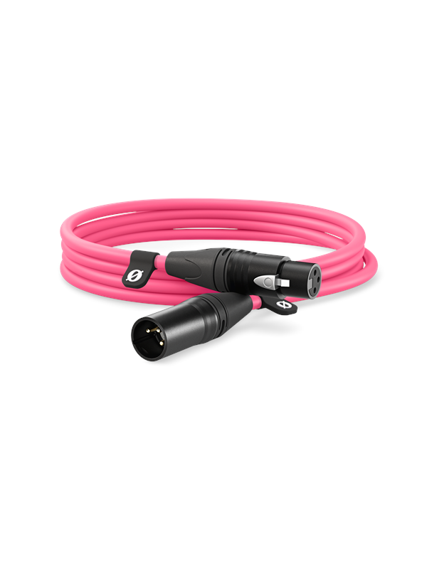 Røde XLR Cable - Vaaleanpunainen - 3 m