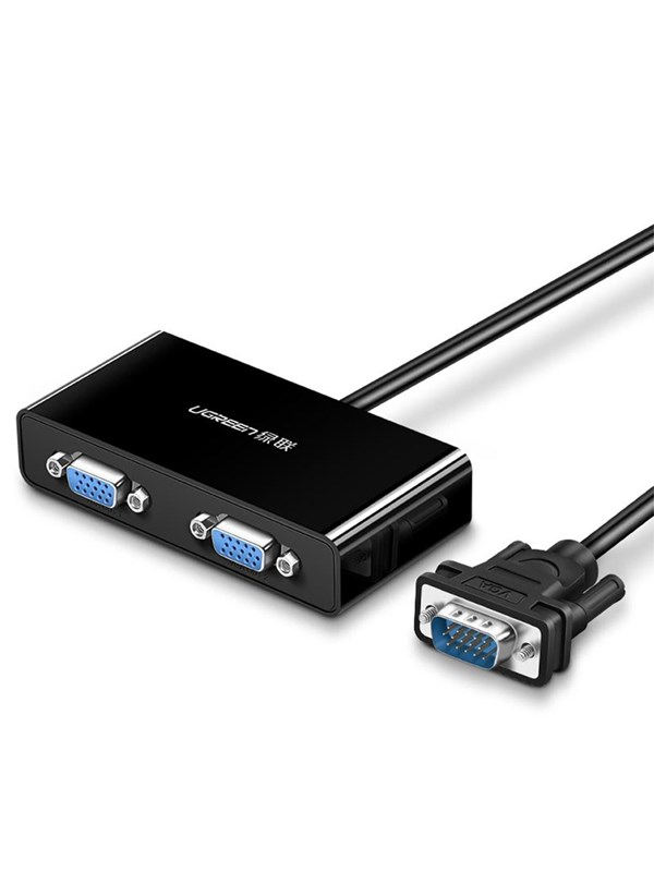 UGREEN 40254 1x2 VGA Splitter 1920x1440 60Hz - Black