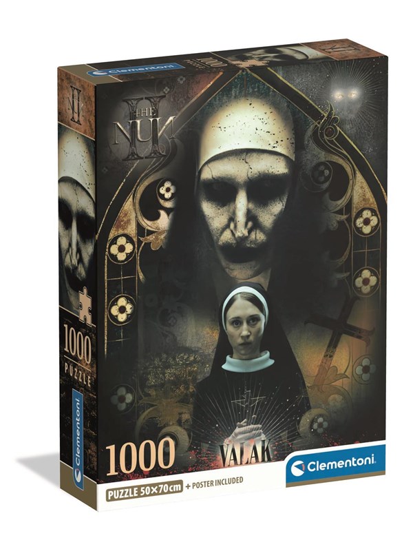 Clementoni Palapeli The Nun - Horror Movies, 1000-palainen 2D Palapelit