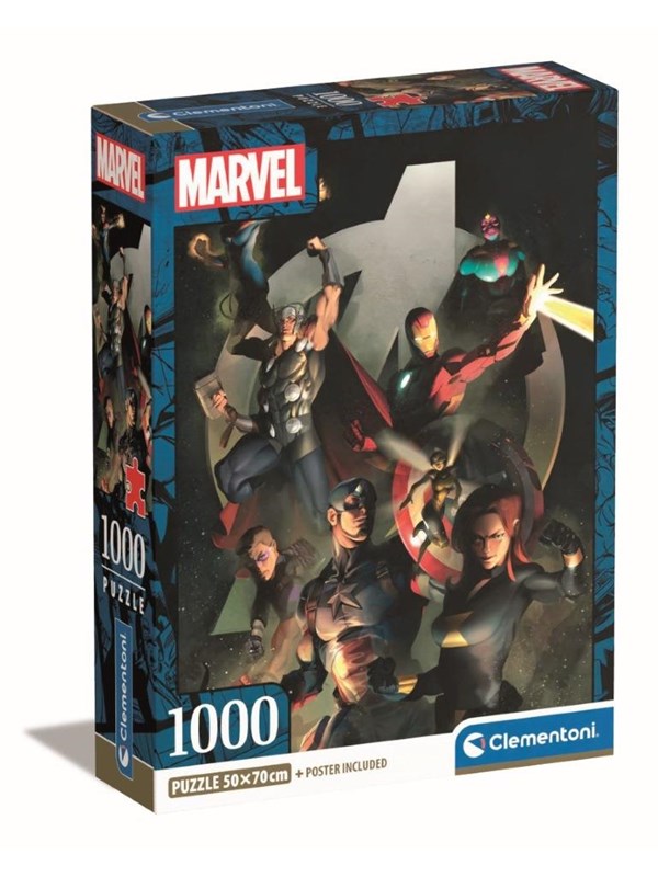 Clementoni Palapeli HQC D100 Avengers, 1000 palaa 2D Palapelit