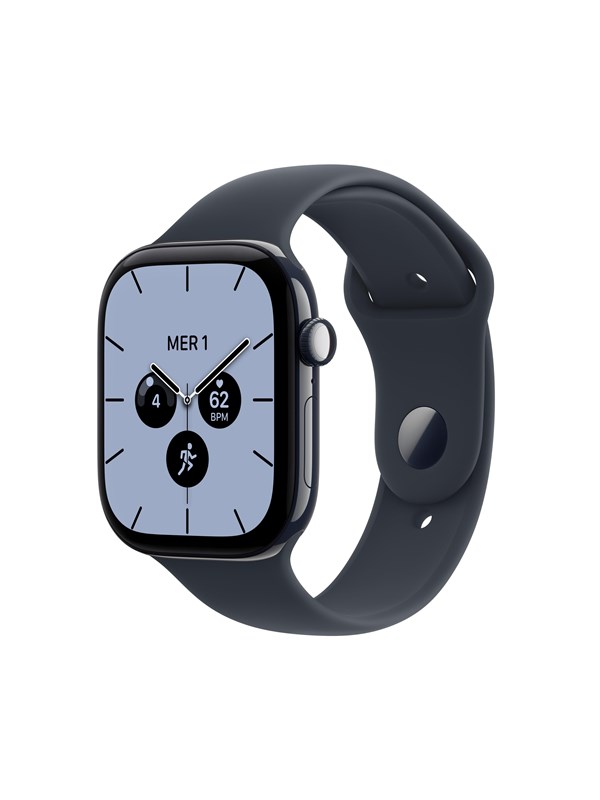 Apple Watch Series 12 GPS + Cellular 46mm Night Blue Ceramic Case with Navy Blue Sport Band - S/M