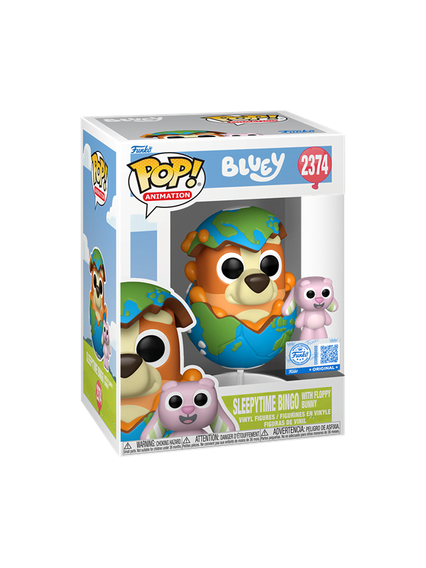 Funko! - Funko POP Vinyl Bluey Bingo ja Floppy