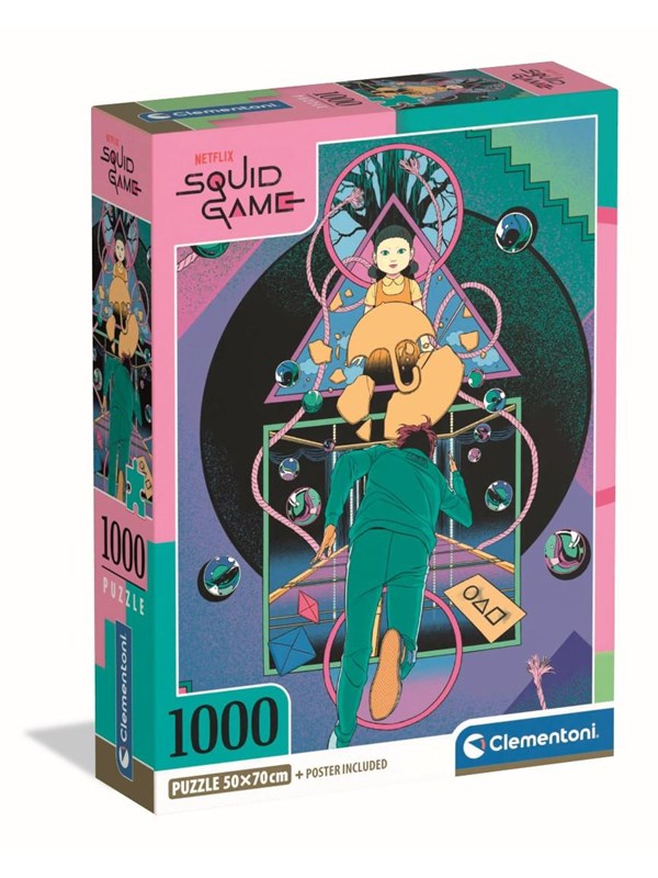 Clementoni Palapeli HQC Squid Game 2, 1000 palaa 2D Palapelit