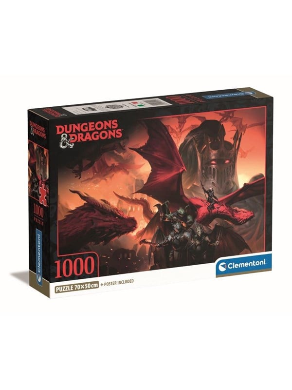 Clementoni Palapeli Dungeons & Dragons, 1000 palaa 2D Palapelit