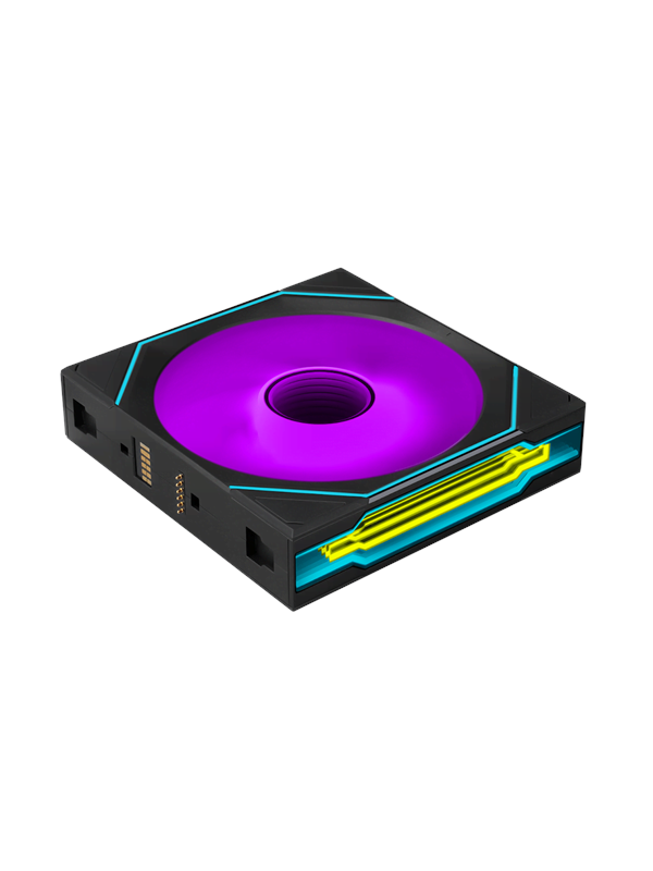 Lian Li UNI FAN SLINF FLEX 120 Reversed - Kotelotuuletin - 120mm - Valkoinen RGB LED valolla - 31 dBA