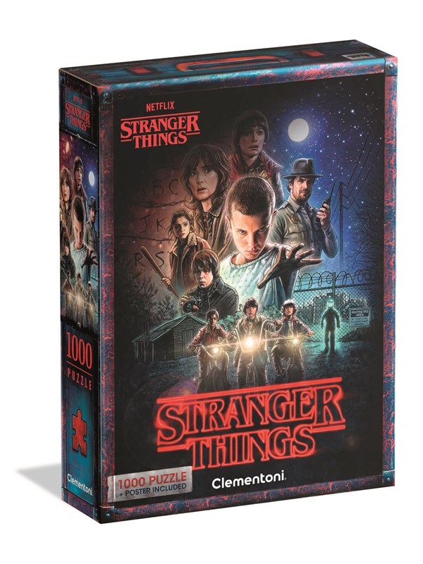 Clementoni Palapeli Stranger Things - S01, 1000-palainen 2D Palapelit