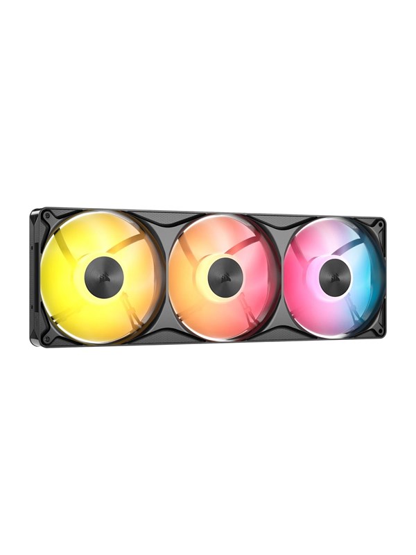 Corsair RS360 II Unified Frame ARGB - Kotelotuuletin - 360mm - Musta RGB LED valolla - 36 dBA
