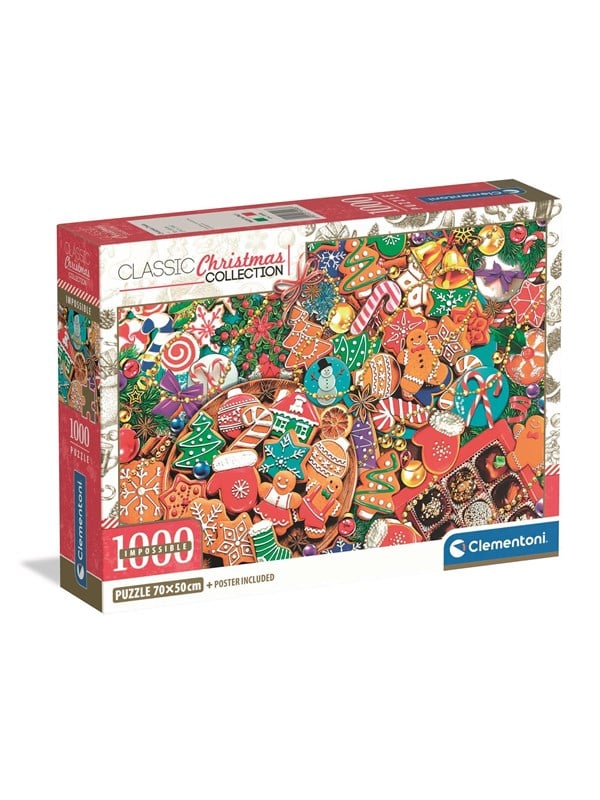 Clementoni Palapeli Impossible Christmas Treats, 1000-palainen 2D Palapelit