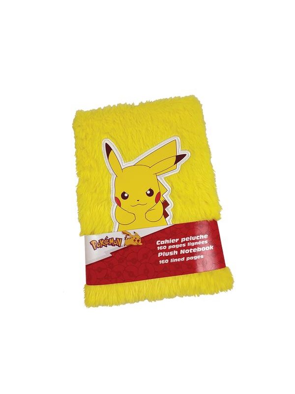 Pokemon POKÉMON A5-muistikirja keltaisella pehmokannella
