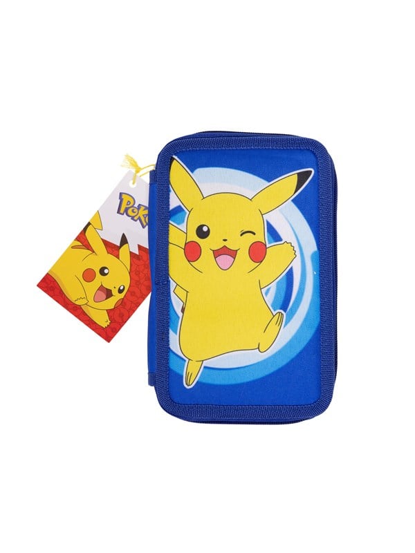 Pokemon POKÉMON 2-compartment filled pencil case 300D polyester 19.5 x 12.5 x 5 cm