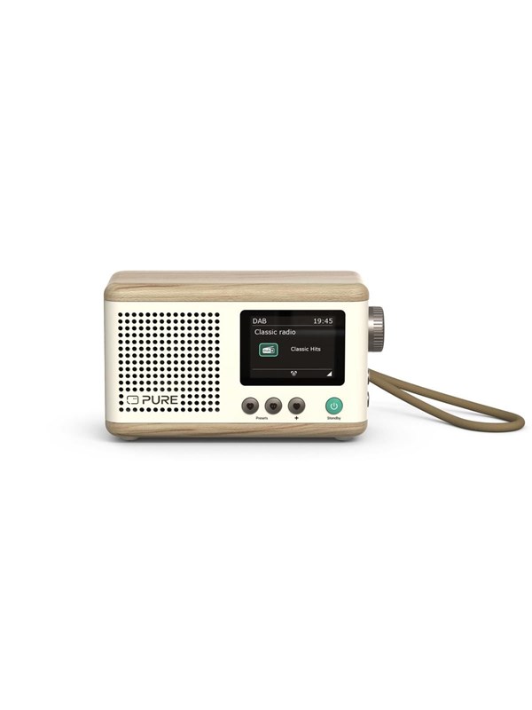 PURE Classic Mini - DAB+/FM - Cotton white/oak