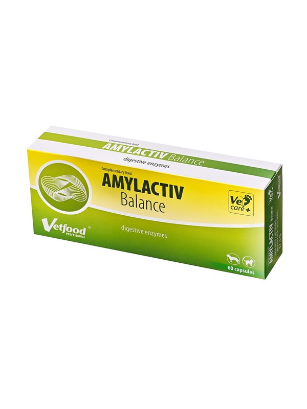 Vetfood Amylactiv Balance - ravintolisät koirille ja kissoille - 60 kpl