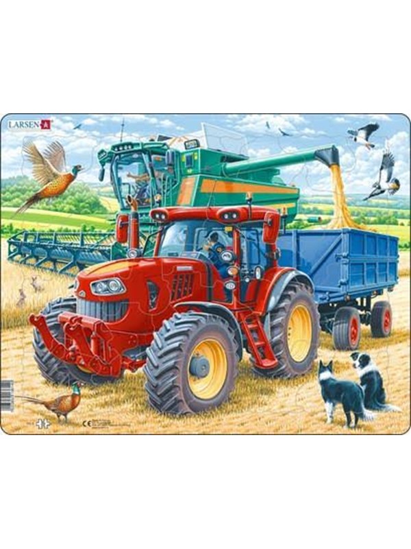 Larsen Puzzles Palapeli Sadonkorjuu - 39-palainen, Maxi (36,5x28,5cm) 2D Palapelit