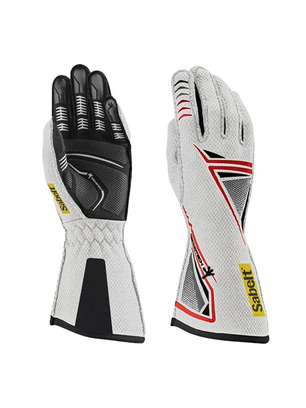 Sabelt Sim-Racer Gloves G39 - White - Large - Sim Racing -tarvike