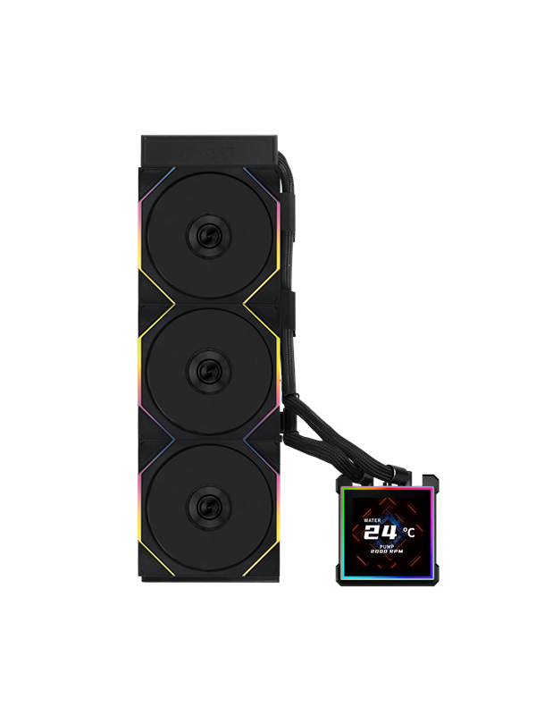 Lian Li HydroShift II LCD-S 360TL Flex Black - CPU Vesijäähdytys - Max 33 dBA