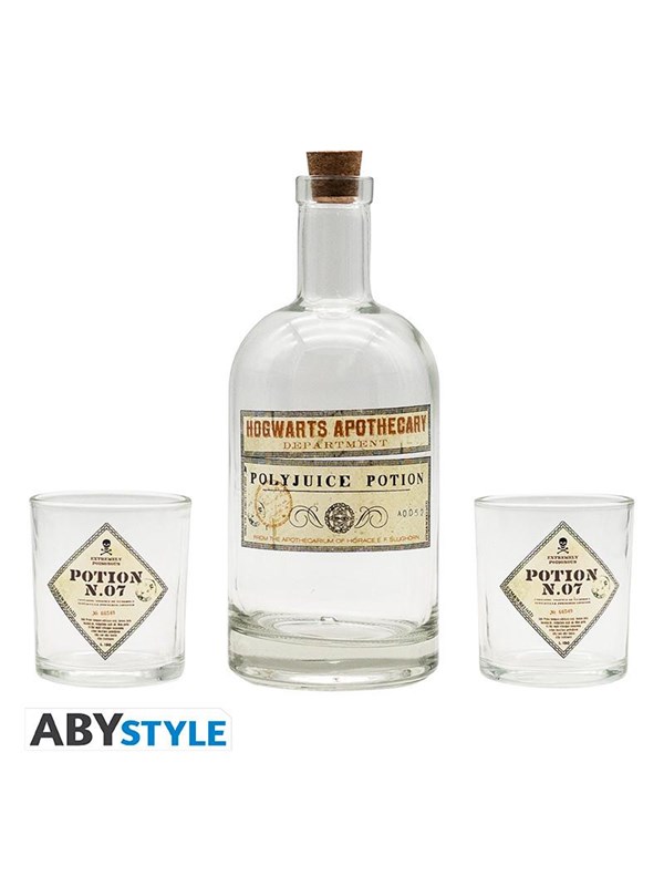 ABYstyle - Harry Potter - Bottle And Glasses Set - Potion - Lasi