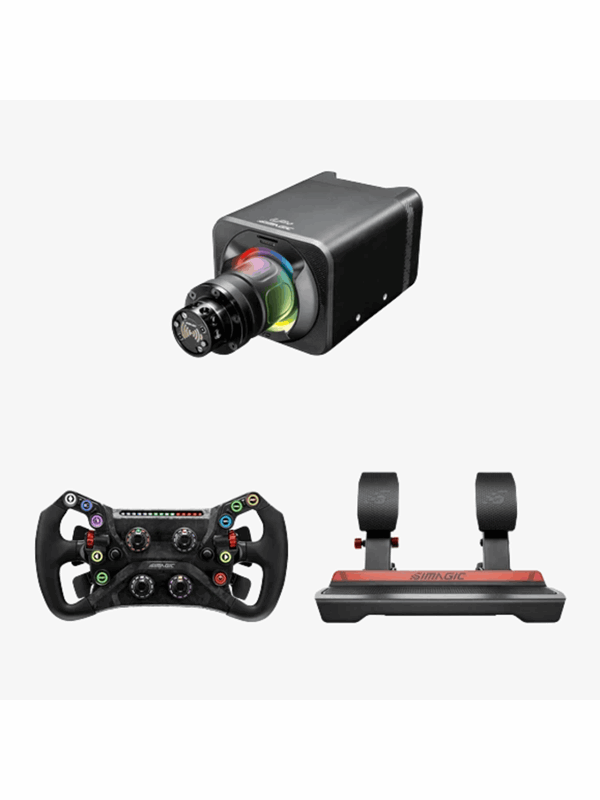 Simagic Green Flag Bundle EVO Sport + GT Neo + P700 - Simulaatiorallipaketit
