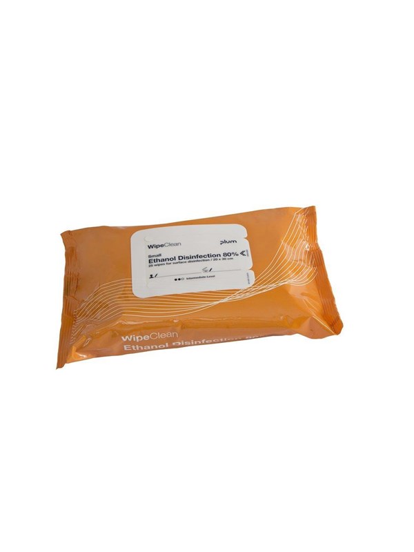 Plum WipeClean Etanoli desinfiointi 80% wipes puhdistuspyyhkeet small - 25 kpl.